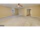 Spacious unfinished basement with concrete flooring, bright window and great potential at 4924 Locklear Way, Marietta, GA 30066