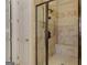 Bathroom showcasing a tile shower with glass door and a built-in bench at 4924 Locklear Way, Marietta, GA 30066