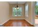 Bright dining area with hardwood floors, natural light from large windows, and access to the deck at 4924 Locklear Way, Marietta, GA 30066