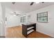 Dining room offers natural light, hardwood floors and additional seating and storage at 3123 Deshong Dr, Stone Mountain, GA 30087