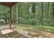 Beautiful backyard with patio and natural surroundings providing a private outdoor space at 36 Cobblestone Crk, Peachtree City, GA 30269