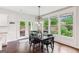 Cozy breakfast nook with a view of the backyard and patio access at 4972 Park Vale Dr, Sugar Hill, GA 30518