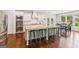 Spacious open-concept kitchen with a large island, stainless appliances, and a breakfast area at 4972 Park Vale Dr, Sugar Hill, GA 30518