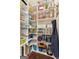 Walk-in pantry features custom shelving to maximize storage space at 4972 Park Vale Dr, Sugar Hill, GA 30518