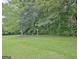 Lush backyard featuring mature trees, a green lawn, and a tranquil setting, perfect for outdoor activities and relaxation at 5187 Lower Fayetteville Rd, Sharpsburg, GA 30277