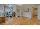 Bonus room featuring hardwood floors, natural light, and neutral paint at 1041 Flat Rock Rd, Covington, GA 30014