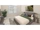 Inviting bedroom featuring neutral decor, art, and abundant natural light at 180 Rock Hill Dr, Fayetteville, GA 30215