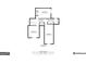 Third floor features three bedrooms, a hallway and bathroom, according to this floorplan at 180 Rock Hill Dr, Fayetteville, GA 30215