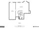 First floor layout showing a large living room, storage, and bathroom at 180 Rock Hill Dr, Fayetteville, GA 30215
