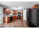 Updated kitchen featuring wood floors, stainless steel appliances and ample cabinet space at 1209 Polk Xing, Mcdonough, GA 30252