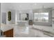 Luxurious bathroom featuring a freestanding tub, walk-in shower, and contemporary design at 2775 Club Valley Ct, Jonesboro, GA 30236