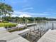 Expansive lake view featuring multiple docks, boat lifts, and picturesque waterfront scenery at 2775 Club Valley Ct, Jonesboro, GA 30236