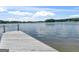 Scenic lake view featuring a private wooden dock, perfect for boating, fishing, and enjoying waterfront living at 2775 Club Valley Ct, Jonesboro, GA 30236