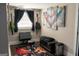 Unique bonus room for music and hobbies featuring artistic wall decor and equipment at 4076 Airline Rd, Mcdonough, GA 30252