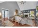 Cozy living room with hardwood floors, a fireplace, and comfortable seating arrangements at 3511 Cherry Blossom Ct, Loganville, GA 30052