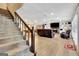 Spacious finished basement with cozy seating area, pool table, and stylish decor for entertainment and relaxation at 522 Golfview, Peachtree City, GA 30269