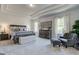 Bright main bedroom with decorative ceiling, ample natural light, and neutral tones at 313 Westfall Ter # 225A, Loganville, GA 30052