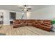 Spacious living room showcasing a large sectional sofa and contemporary decor at 209 Osier Dr, Mcdonough, GA 30252