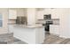Kitchen with granite countertops, stainless steel appliances, and luxury vinyl plank flooring at 100 Avondale Blvd, Conyers, GA 30013