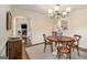 Bright dining room with hardwood floors and views of the living room at 1718 Ridgewood Ne Dr, Atlanta, GA 30307
