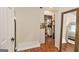 Spacious walk-in closet with custom shelving and hardwood floors for organizing clothes and accessories at 1718 Ridgewood Ne Dr, Atlanta, GA 30307