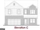 Illustration of a two-story home showing the architectural elevation details and design at 402 Westmarch Cir # 285A, Loganville, GA 30052