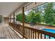 Spacious back deck overlooking swimming pool at 116 Alexander Dr, Mcdonough, GA 30252