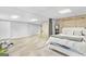 Bedroom area in basement featuring modern vinyl flooring at 116 Alexander Dr, Mcdonough, GA 30252