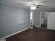 Bonus room featuring hardwood floors, neutral paint and easy access to the bathroom at 39 Mcferrin Cir, Riverdale, GA 30274