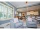 Comfortable living area with large windows and a view to the open concept kitchen and dining area at 713 Birkdale Blvd, Carrollton, GA 30116