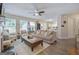 Cozy living room with natural light, fireplace, and an open-concept layout to the kitchen at 3347 Sable Glen, Atlanta, GA 30349