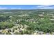 Expansive aerial view of a lush residential community nestled among mature trees under a clear, blue sky at 4830 Northridge Dr, Cumming, GA 30041