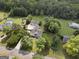 Picturesque aerial view of the property showcasing its spacious lot and private backyard at 312 Cattlemans Cir, Mcdonough, GA 30252