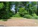 Backyard featuring trees and vegetation, offering a sense of privacy and an opportunity to create a personal retreat at 2069 Countydown Ln, Stone Mountain, GA 30088