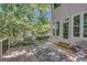 Relaxing deck space offers tranquil views of surrounding trees and greenery at 606 Wingspread, Peachtree City, GA 30269