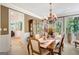 Elegant dining room showcasing natural light and classic decor at 606 Wingspread, Peachtree City, GA 30269