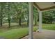Back porch with a view of the golf course at 9187 Golfside Cir, Covington, GA 30014