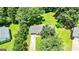 Spacious property boasts mature trees and lush landscaping, creating a private and serene environment at 125 Selena Ct, Fayetteville, GA 30215