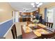 Dining room area with direct access to the kitchen and backyard at 201 Greensprings Dr, Palmetto, GA 30268