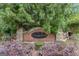 Elegant community entrance sign surrounded by lush greenery and colorful plants at 185 Platinum Ridge Pt, Fayetteville, GA 30215