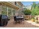 Spacious back deck with outdoor seating and room for entertaining at 185 Platinum Ridge Pt, Fayetteville, GA 30215