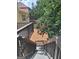 Multi-level backyard deck and stairs leading down to a well-maintained yard and outdoor area at 522 Blue Mountain Rise, Canton, GA 30114