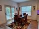 Dining area with access to the patio, perfect for indoor-outdoor entertaining at 522 Blue Mountain Rise, Canton, GA 30114