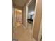 Hallway leading to a bathroom and game room at 375 Sapphire Bnd, Riverdale, GA 30296