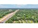 Aerial view of highway construction near a wooded residential area offering a serene yet accessible location at 2580 Star Ln, Decatur, GA 30034
