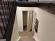 View down the carpeted stairs to the basement at 6875 Timberclair Ct, Lithonia, GA 30058