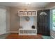 Charming mudroom features built-in storage with cubbies and coat hooks, offering a practical entry space at 53 Denny Ln, Dallas, GA 30157