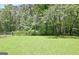 Sprawling backyard with a lush green lawn and mature trees, providing a tranquil and private setting at 1709 Reese Rd, Sharpsburg, GA 30277