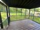 Relaxing screened porch offering views of the backyard at 1875 Tree Brooke Ln, Snellville, GA 30078