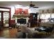 Cozy living room with fireplace and hardwood floors at 5523 Bahia Mar Cir, Stone Mountain, GA 30087